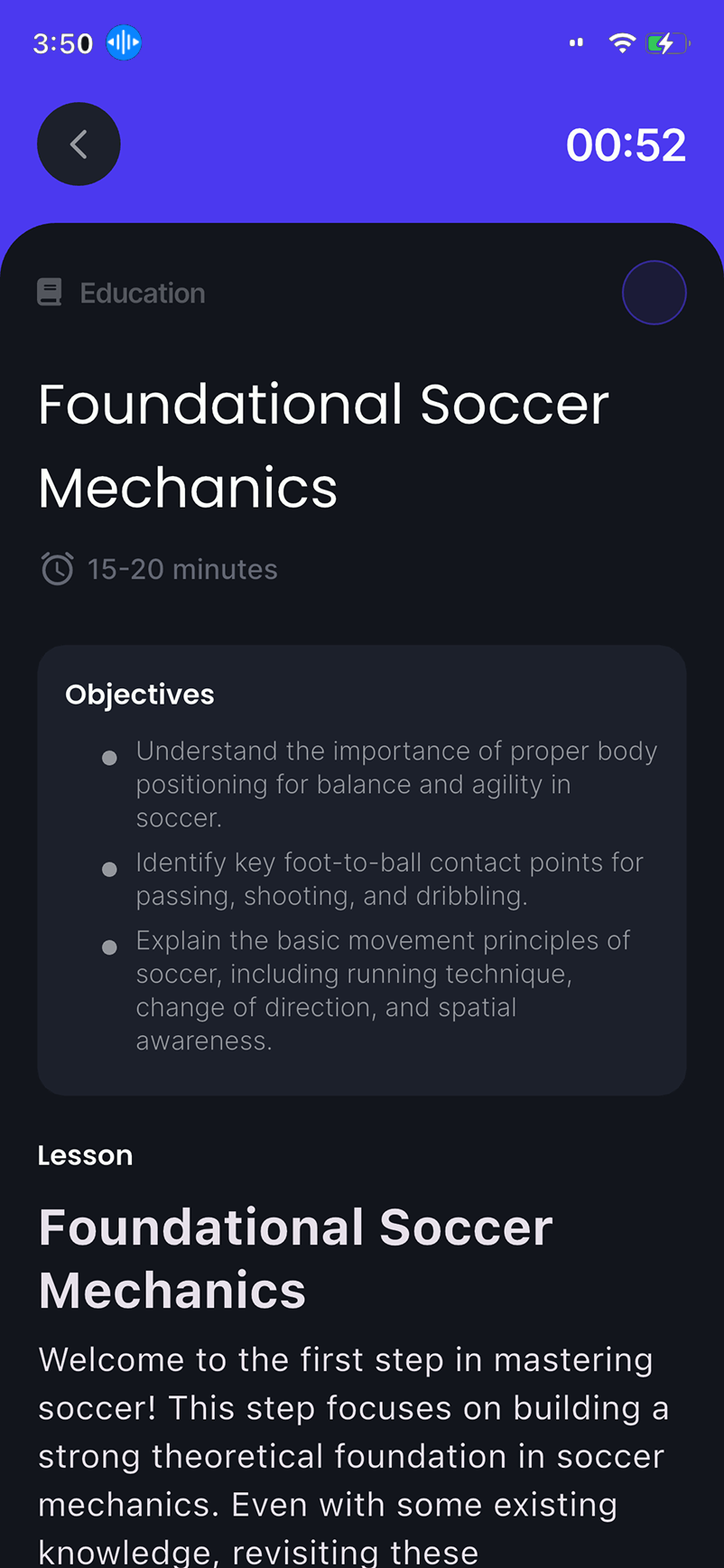 MAXXED structured step content